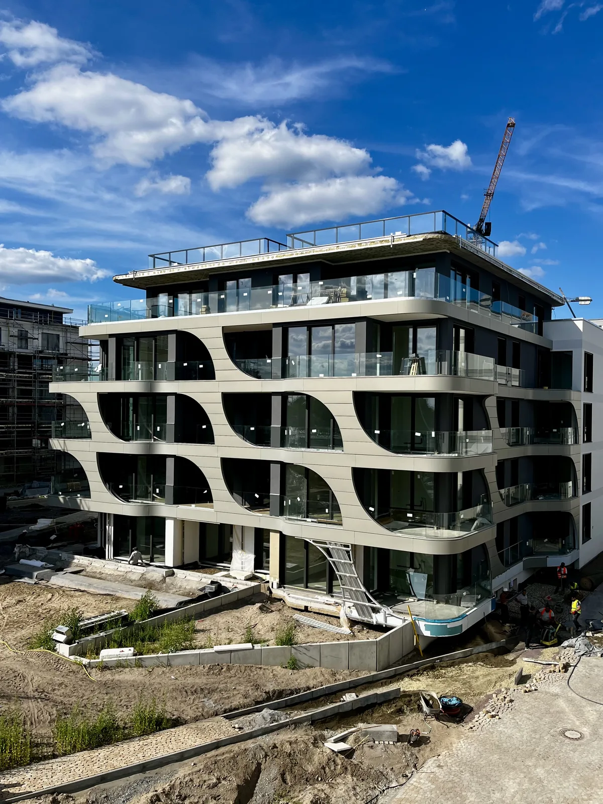 Completed building