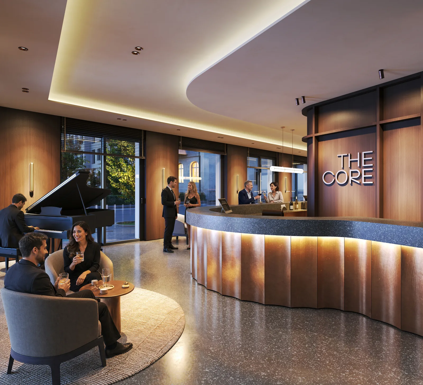 Reception and lobby